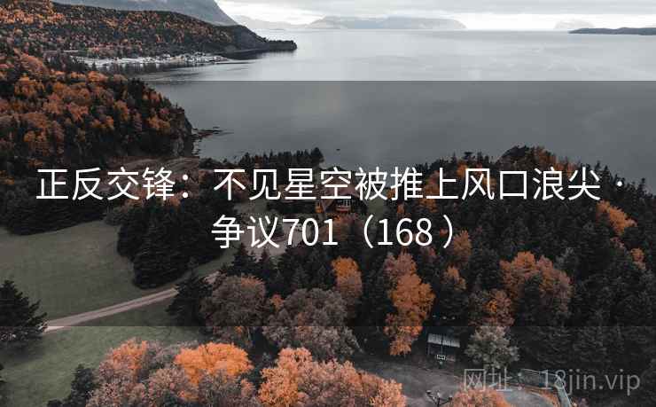 正反交锋:不见星空被推上风口浪尖 · 争议701(168 ) 第2张 正反交锋:不见星空被推上风口浪尖 · 争议701(168 ) 第2张