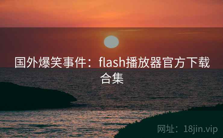 国外爆笑事件:flash播放器官方下载合集 第2张 国外爆笑事件:flash播放器官方下载合集 第2张